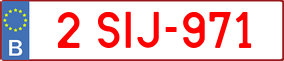 Truck License Plate